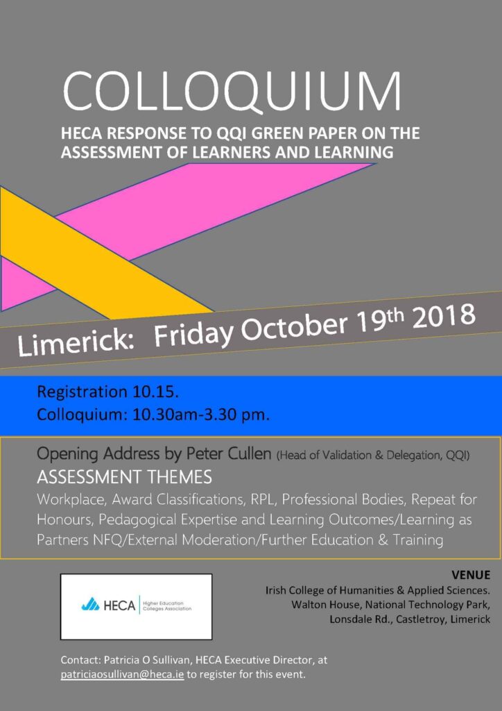 1 HECA Colloquium October 2018