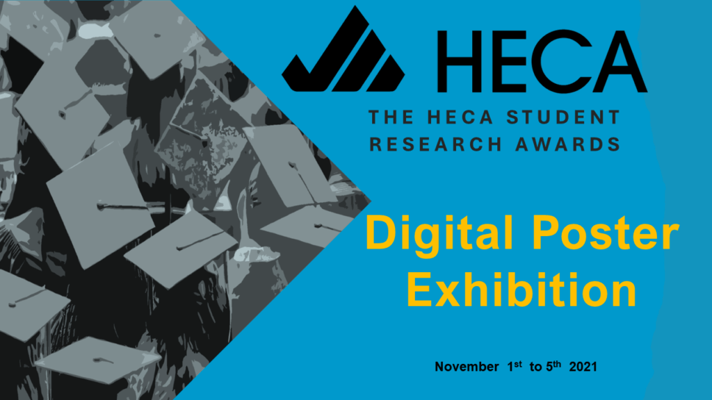 digital poster exhibition header the heca student research awards 1