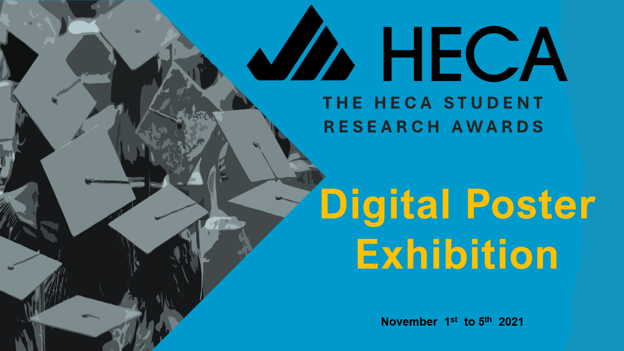 digital poster exhibition header the heca student research awards 1